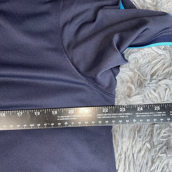 G/FORE Men’s XL Golf Polo Gray Charcoal Tailored Fit 4 Way Stretch Tail Hem - Picture 7 of 8